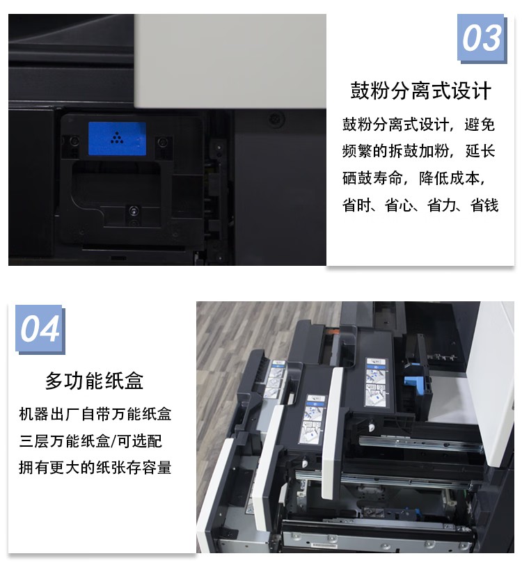 柯尼卡美能達B808 A3 黑白數碼復合機 再生機