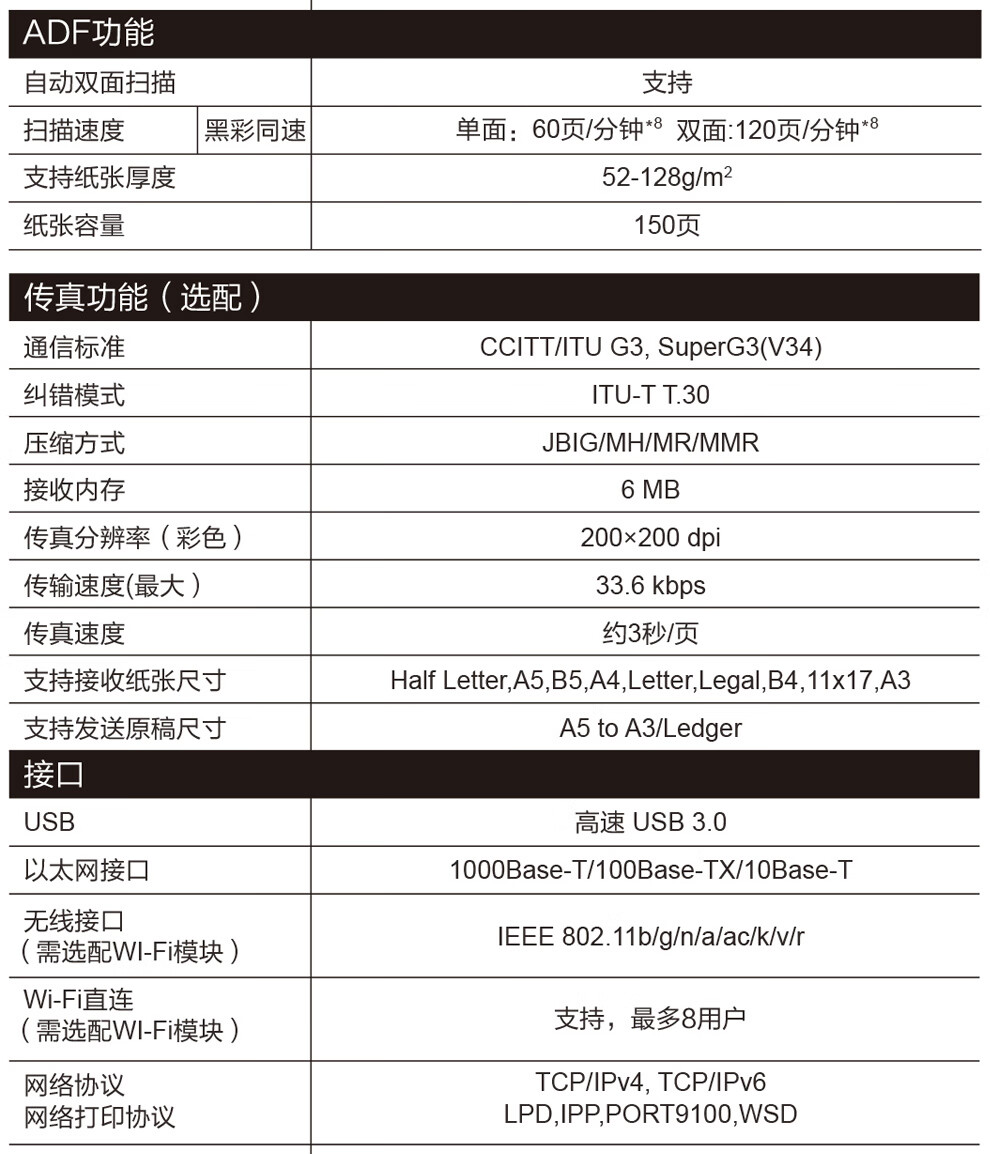 愛普生 Epson AM-C5000a A3企業(yè)級墨倉式 陣列復合機 彩色一體機